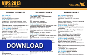 VIPS2013Conference Agenda
